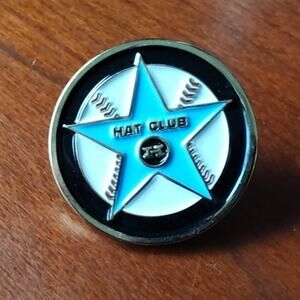 Hat Club Exclusive Blue All Star Baseball Game Hat Cap Pin